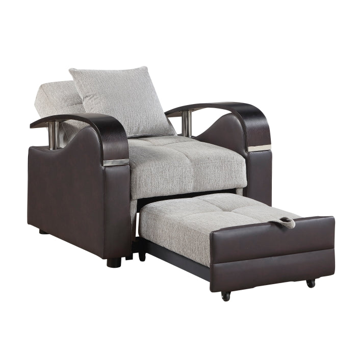 8429-1* (2)Chair with Pull-out Bed and Click Motion Back - 8429-1*