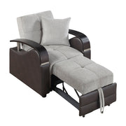 8429-1* (2)Chair with Pull-out Bed and Click Motion Back - 8429-1*