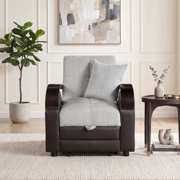 8429-1* (2)Chair with Pull-out Bed and Click Motion Back - 8429-1*