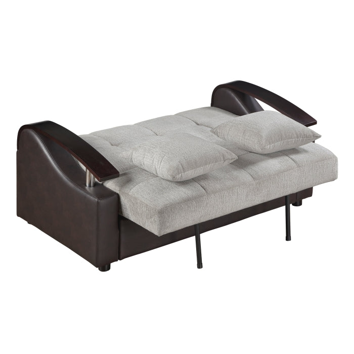 8429-2* (2)Love Seat with Pull-out Bed and Click Motion Back - 8429-2*