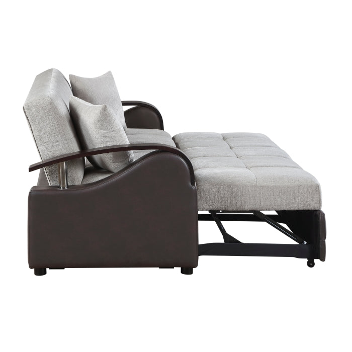 8429-3* (2)Sofa with Pull-out Bed and Click Motion Back - 8429-3*