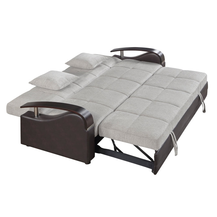 8429-3* (2)Sofa with Pull-out Bed and Click Motion Back - 8429-3*