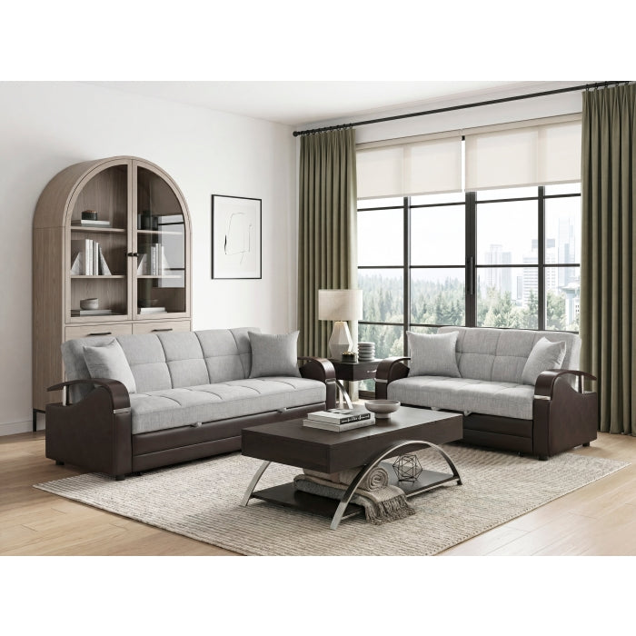 8429-3* (2)Sofa with Pull-out Bed and Click Motion Back - 8429-3*
