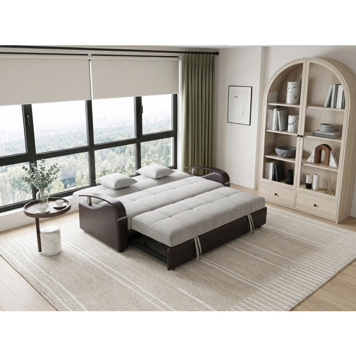 8429-3* (2)Sofa with Pull-out Bed and Click Motion Back - 8429-3*