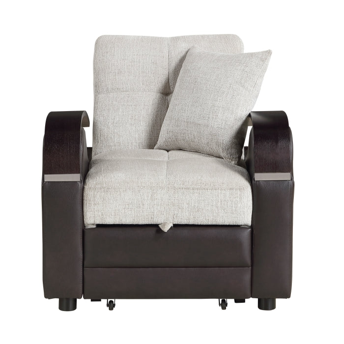 8429BE-1* (2)Chair with Pull-out Bed and Click Motion Back - 8429BE-1*
