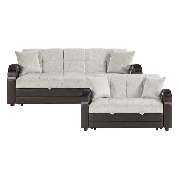 8429BE*2 2pc Set: Sofa, Love - 8429BE*2