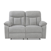 8440GRY-2 Double Reclining Love Seat - 8440GRY-2