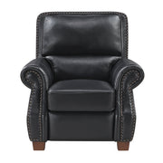 8448BLK-1PB Push Back Reclining Chair - 8448BLK-1PB