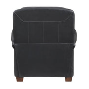 8448BLK-1PB Push Back Reclining Chair - 8448BLK-1PB