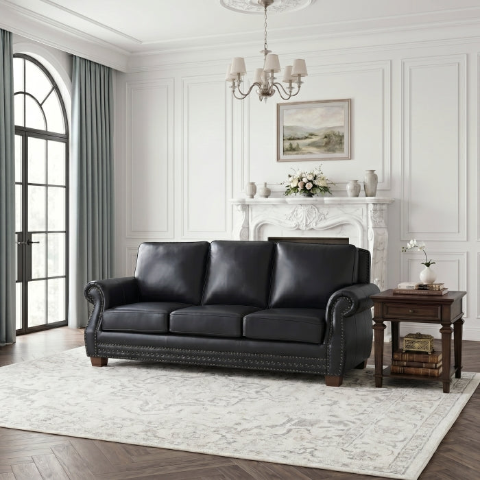 8448BLK-3 Sofa - 8448BLK-3