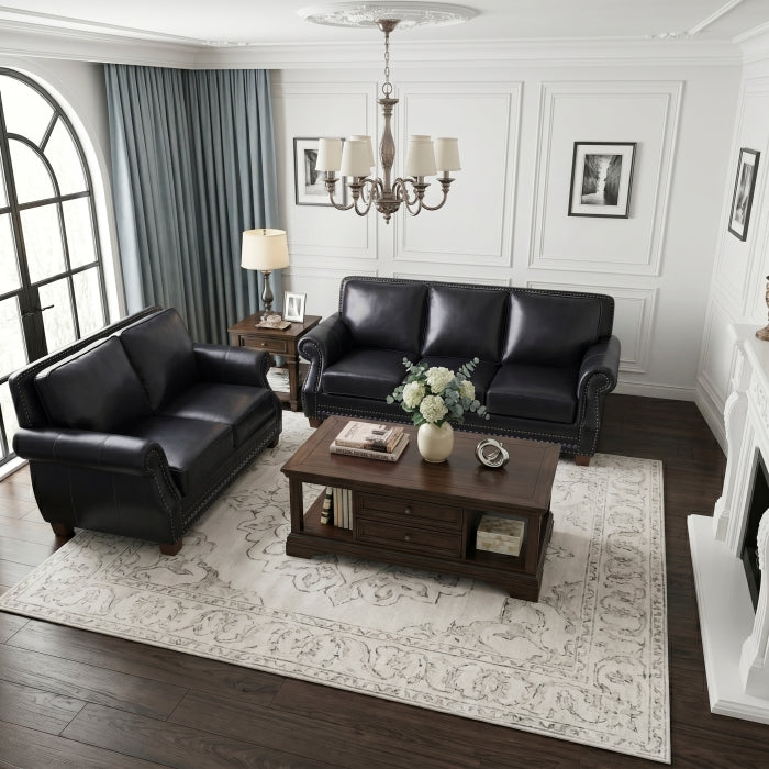 8448BLK-3 Sofa - 8448BLK-3