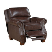 8448BRW-1PB Push Back Reclining Chair - 8448BRW-1PB