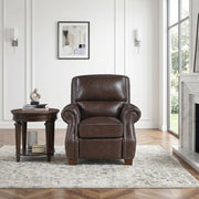 8448BRW-1PB Push Back Reclining Chair - 8448BRW-1PB