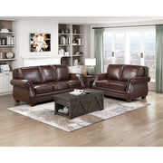 8448BRW-2 Love Seat - 8448BRW-2