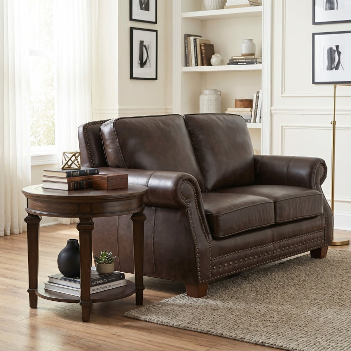 8448BRW-2 Love Seat - 8448BRW-2