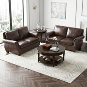 8448BRW-2 Love Seat - 8448BRW-2