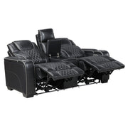 8449BK*2PWHM 2pc Set: Sofa, Love (Power) - 8449BK*2PWHM