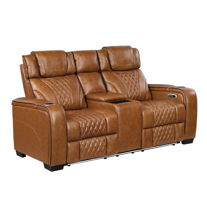 8449BR*2PWHM 2pc Set: Sofa, Love (Power) - 8449BR*2PWHM