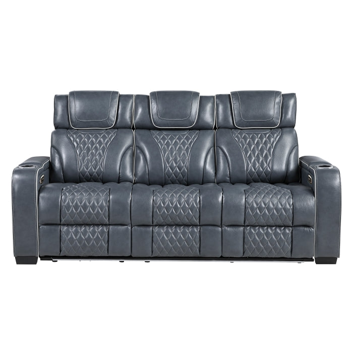 8449BU*2PWHM 2pc Set: Sofa, Love (Power) - 8449BU*2PWHM