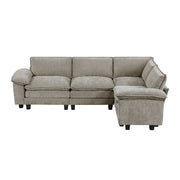 8450PWT*43ACCR (5)4-Piece Modular Sectional - 8450PWT*43ACCR