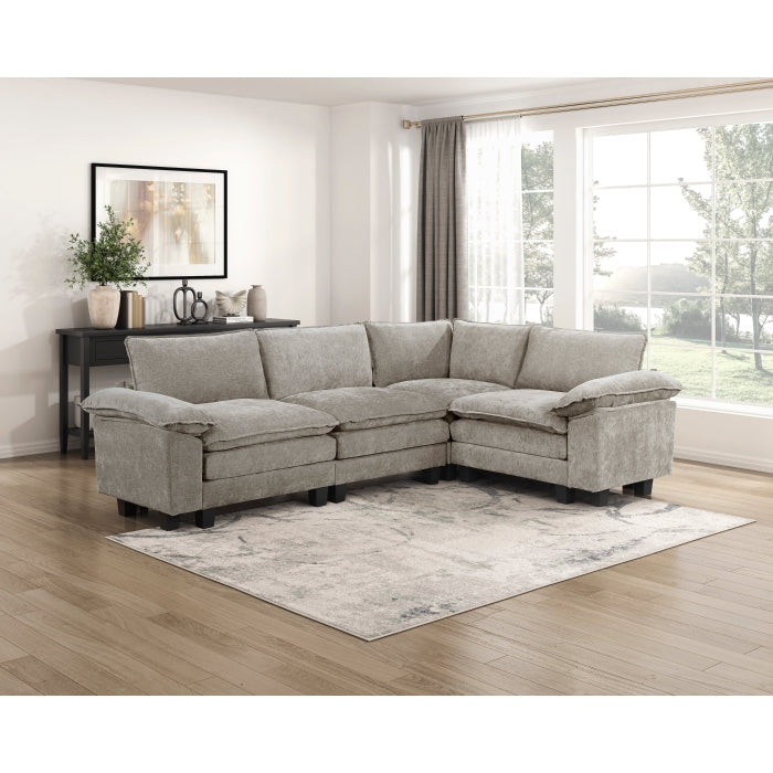 8450PWT*43ACCR (5)4-Piece Modular Sectional - 8450PWT*43ACCR