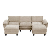 8450TPE*53AC2OT (6)5-Piece Modular Sectional with Ottoman - 8450TPE*53AC2OT