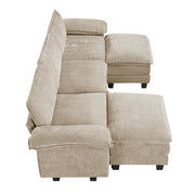 8450TPE*53AC2OT (6)5-Piece Modular Sectional with Ottoman - 8450TPE*53AC2OT
