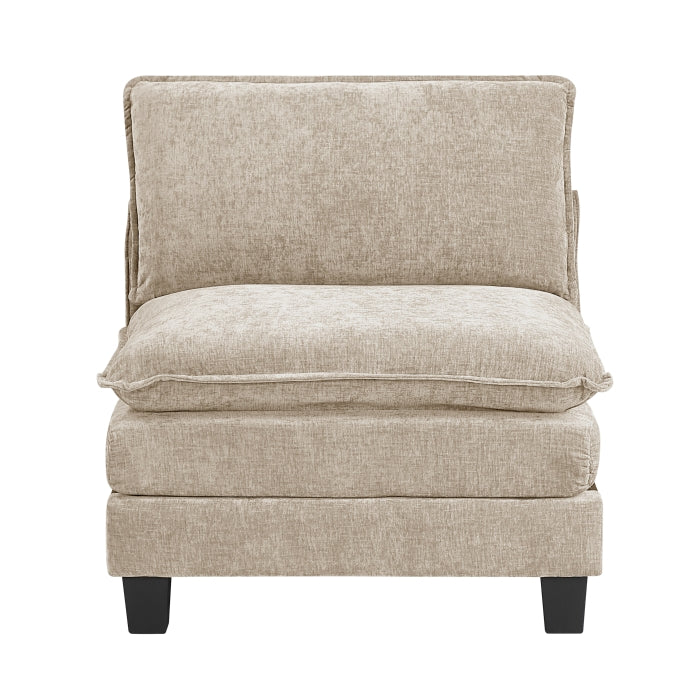 8450TPE*53ACCR (6)5-Piece Modular Sectional with Ottoman - 8450TPE*53ACCR