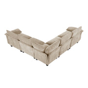 8450TPE*54ACCR (6)5-Piece Modular Sectional - 8450TPE*54ACCR