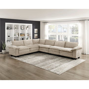 8450TPE*65ACCR (7)6-Piece Modular Sectional - 8450TPE*65ACCR