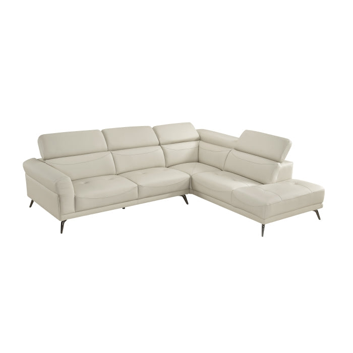 8456BEG*22LRC 2-Piece Sectional with Right Side Chaise - 8456BEG*22LRC