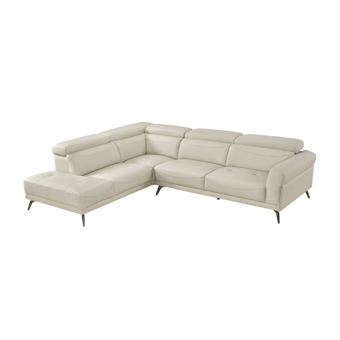 8456BEG*2LC2R 2-Piece Sectional with Left Side Chaise - 8456BEG*2LC2R