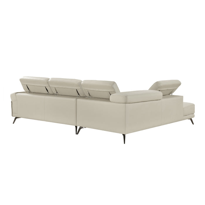 8456BEG*2LC2R 2-Piece Sectional with Left Side Chaise - 8456BEG*2LC2R