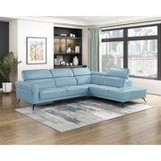 8456BUE*22LRC (2)2-Piece Sectional with Right Side Chaise - 8456BUE*22LRC