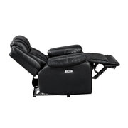 8457BLK-1PW Power Reclining Chair with LED and Charging Ports - 8457BLK-1PW