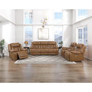 8457BRW-1PW Power Reclining Chair with LED and Charging Ports - 8457BRW-1PW