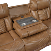 8457BRW*2PW 2pc Set: Sofa, Love (Power) - 8457BRW*2PW