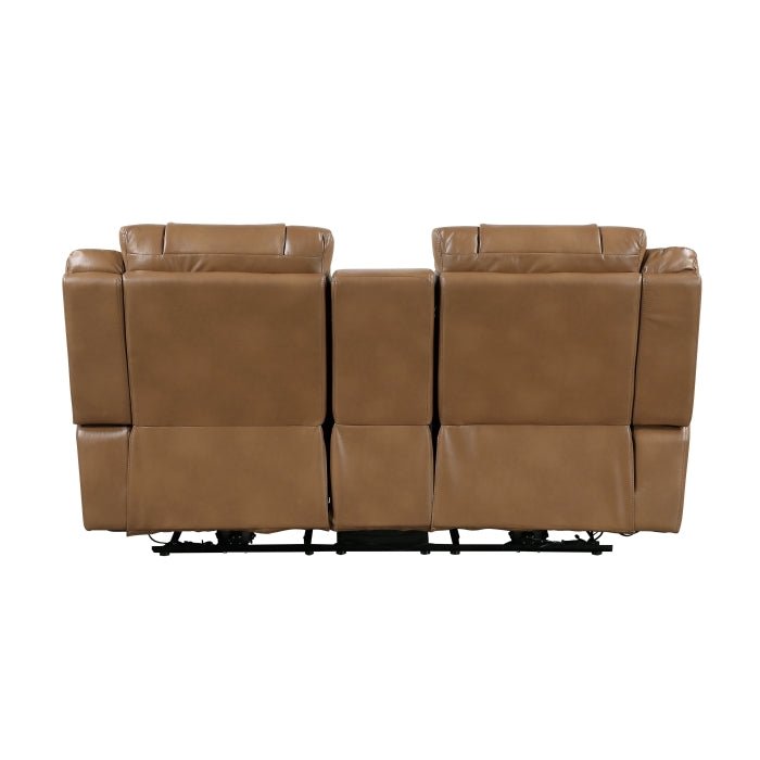 8457BRW*2PW 2pc Set: Sofa, Love (Power) - 8457BRW*2PW