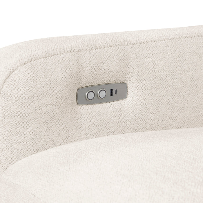 8479BEG-1PW Power Reclining Chair with USB Charging Ports - 8479BEG-1PW