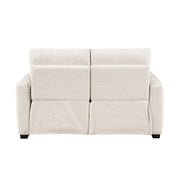 8479BEG-2PW Power Double Reclining Love Seat with USB Charging Ports - 8479BEG-2PW