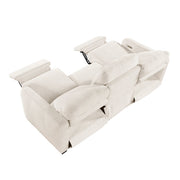 8479BEG-3PW Power Double Reclining Sofa with USB Charging Ports - 8479BEG-3PW