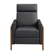 8489BLK-1PB Push Back Reclining Chair - 8489BLK-1PB