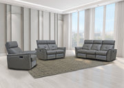 8501 Dark Grey Manual Recliner Set - DMV FurnitureLiving Room Set