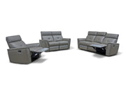8501 Dark Grey Manual Recliner Set - DMV FurnitureLiving Room Set