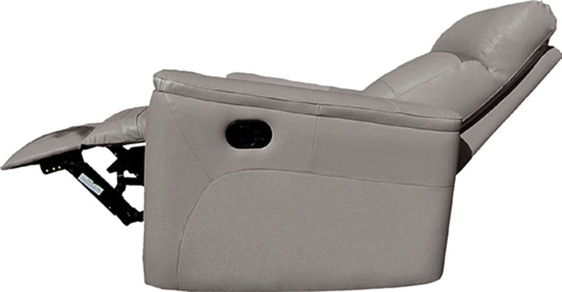 8501 Light Grey w/Manual Recliners SET - p6809