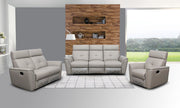 8501 Light Grey W/Manual Recliners Set - DMV FurnitureLiving Room Set