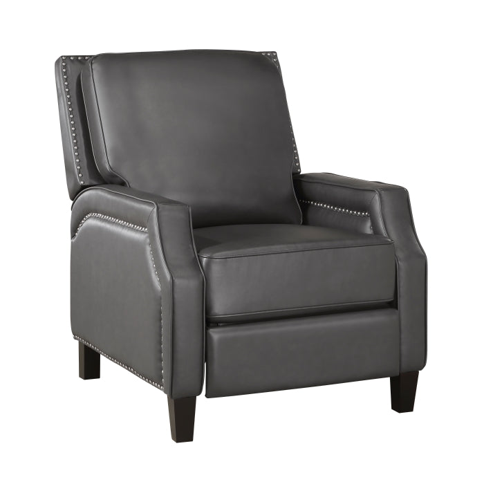 8504GRY-1 Push Back Reclining Chair - 8504GRY-1