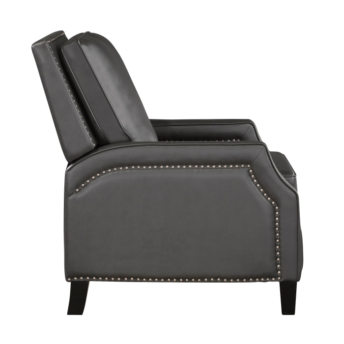 8504GRY-1 Push Back Reclining Chair - 8504GRY-1