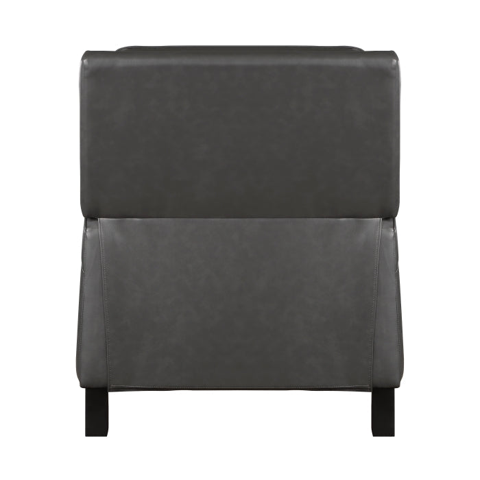 8504GRY-1 Push Back Reclining Chair - 8504GRY-1