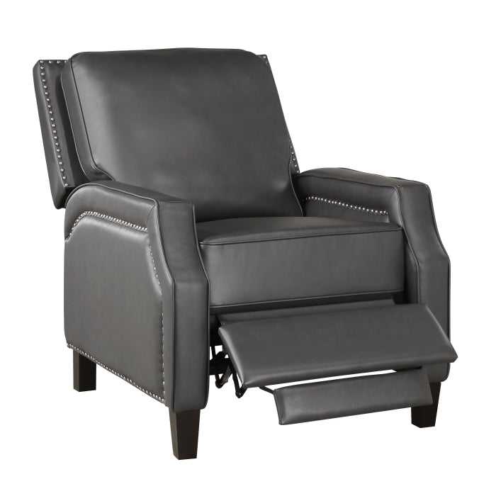 8504GRY-1 Push Back Reclining Chair - 8504GRY-1